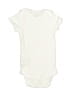 Gerber Solid Ivory Short Sleeve Onesie Size 0-3 mo - photo 2