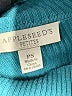 Appleseeds 100% Cotton Color Block Teal Turtleneck Sweater Size S (petite) - photo 7