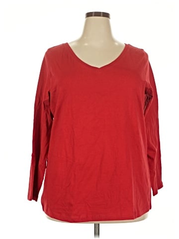 Woman Within 3/4 Sleeve T-Shirt (view 1)