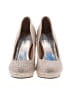 Silver Slipper Ivory Heels Size 8 - photo 2