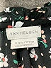 Van Heusen 100% Polyester Floral Black Sleeveless Blouse Size XXS - photo 8