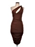 Windsor Solid Brown Cocktail Dress Size L - photo 1