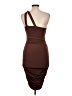 Windsor Solid Brown Cocktail Dress Size L - photo 2