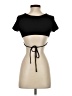 Princess Polly Black Short Sleeve Top Size 0 - photo 2