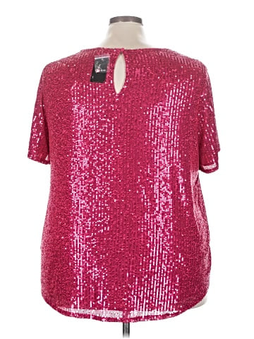 Torrid Short Sleeve Blouse - back