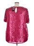Torrid 100% Polyester Pink Short Sleeve Blouse Size 3X Plus (3) - photo 2
