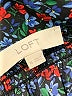 Ann Taylor LOFT 100% Polyester Blue Sleeveless Blouse Size XS - photo 7