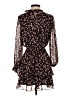 Zara 100% Polyester Floral Black Casual Dress Size S - photo 2