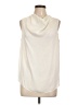Express 100% Polyester Ivory Sleeveless Blouse Size L - photo 1