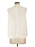 Express 100% Polyester Ivory Sleeveless Blouse Size L - photo 2