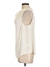 Express 100% Polyester Ivory Sleeveless Blouse Size L - photo 5