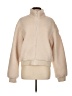 Barry's 100% Polyester Ivory Faux Fur Jacket Size M - photo 1