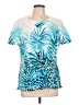 Landau Teal Short Sleeve Top Size L - photo 1