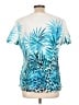 Landau Teal Short Sleeve Top Size L - photo 2