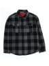 Eddie Bauer 100% Polyester Plaid Black Jacket Size 10 - 12 - photo 1