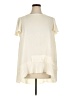 Lane Bryant 100% Polyester Ivory Short Sleeve Blouse Size 16 - photo 1