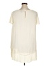 Lane Bryant 100% Polyester Ivory Short Sleeve Blouse Size 16 - photo 2