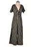 Derek Heart Stripes Black Jumpsuit Size M - photo 1