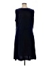 Susan Graver Solid Blue Casual Dress Size XL - photo 2