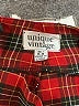 Unique Vintage Plaid Red Casual Pants Size M - photo 7