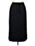 Talbots Solid Black Casual Skirt Size 14 - photo 1