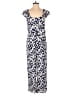 Warehouse 100% Viscose Stars Blue Jumpsuit Size 14 - photo 1