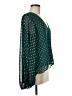Meritt Polka Dots Green Long Sleeve Blouse Size M - photo 5