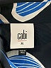 CAbi 100% Polyester Print Blue Long Sleeve Blouse Size M - photo 7
