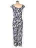 Warehouse 100% Viscose Stars Blue Jumpsuit Size 14 - photo 2