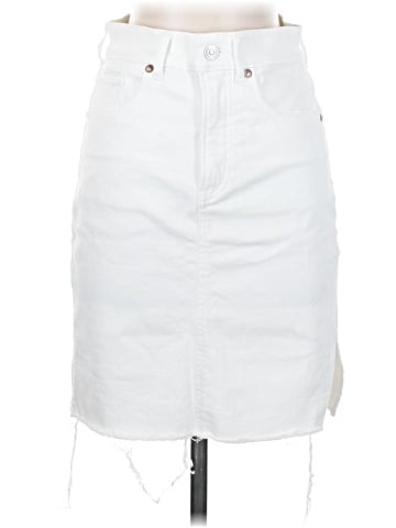Express Denim Skirt (view 1)