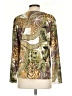 Patchington 100% Polyester Animal Print Gold Long Sleeve T-Shirt Size S - photo 2
