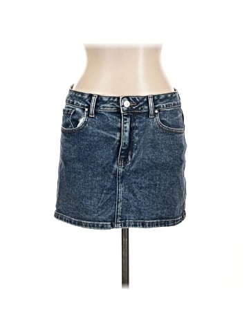 Wax Jean Denim Skirt (view 1)