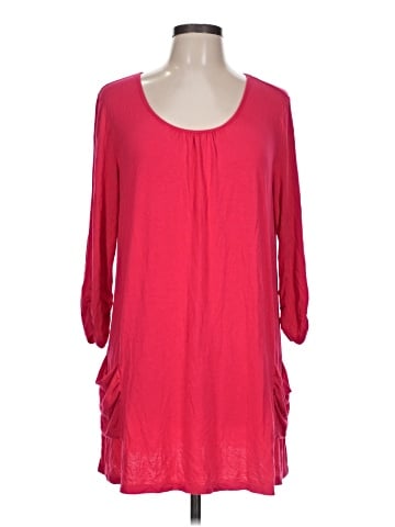 LOGO by Lori Goldstein 3/4 Sleeve Blouse (view 1)