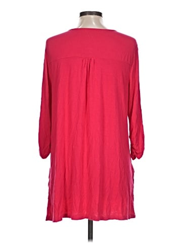 LOGO by Lori Goldstein 3/4 Sleeve Blouse (view 2)