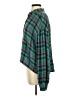 Pilcro Plaid Green Long Sleeve Blouse Size S - photo 5
