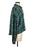Pilcro Plaid Green Long Sleeve Blouse Size S - photo 4