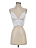Superdown 100% Polyester Silver Sleeveless Top Size S - photo 1