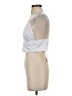 Superdown 100% Polyester Silver Sleeveless Top Size S - photo 5