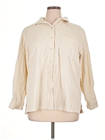 L.L.Bean 3/4 Sleeve Button-Down Shirt (view 1)
