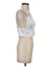 Superdown 100% Polyester Silver Sleeveless Top Size S - photo 4