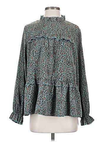AndTheWhy Long Sleeve Blouse (view 1)