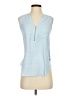 Forever New 100% Viscose Blue Sleeveless Blouse Size XXS - photo 1