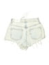 rise 100% Cotton Blue Denim Shorts Size 7 - photo 2