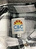 C&C California Plaid Gray Long Sleeve Blouse Size S - photo 7