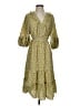 Max Studio Paisley Yellow Casual Dress Size S (estimated) - photo 1