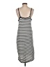 Zara Stripes Silver Casual Dress Size S - photo 2