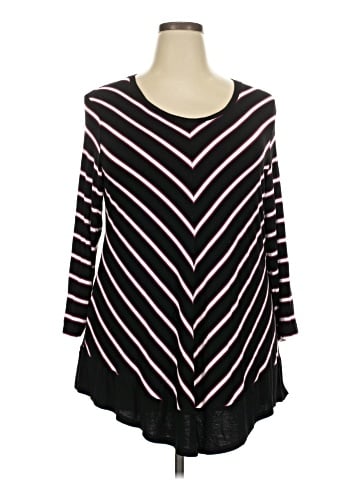 Croft & Barrow 3/4 Sleeve T-Shirt (view 1)