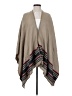 Collective Concepts 100% Acrylic Tan Poncho Size XS - photo 1