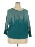 Jennifer Lopez Teal Pullover Sweater Size XXL - photo 1