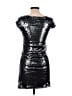 Backless 100% Polyester Metallic Silver Cocktail Dress Size M - photo 2